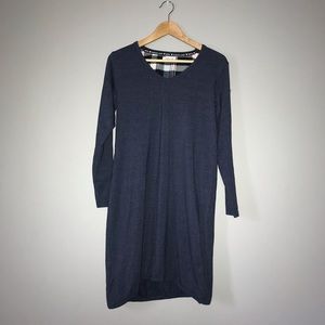 MISSYA Women's Size S Sleeper Pajama Dress Long Sleeve Night Gown Lounge Comfort